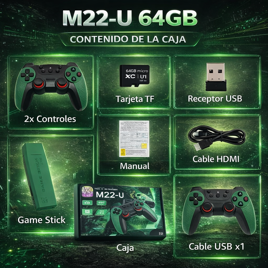 M22-U 64GB | Consola Retro Todo en Uno