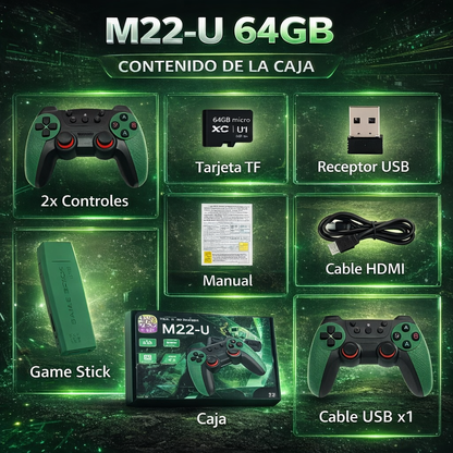 M22-U 64GB | Consola Retro Todo en Uno